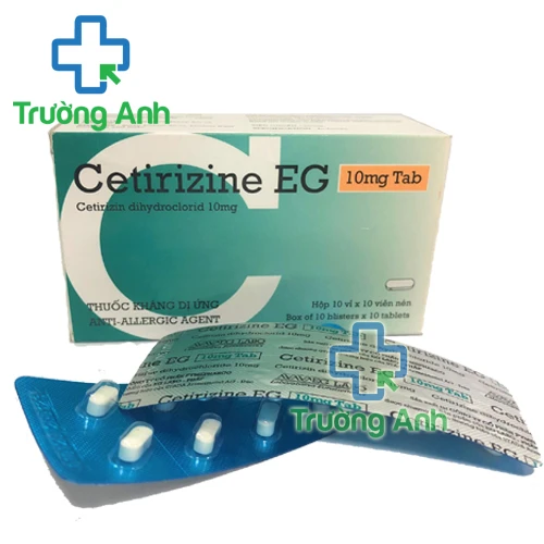 Cetirizine EG 10mg Tab Pymepharco -Thuốc điều trị viêm mũi dị ứng