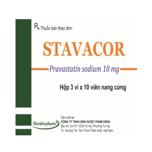 Stavacor 10mg - Thuốc điều trị tăng cholesterol máu của Hera