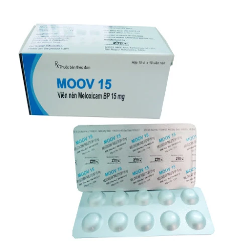 Moov 15mg - Thuốc hỗ trợ điều trị viêm đau xương khớp của Ấn Độ