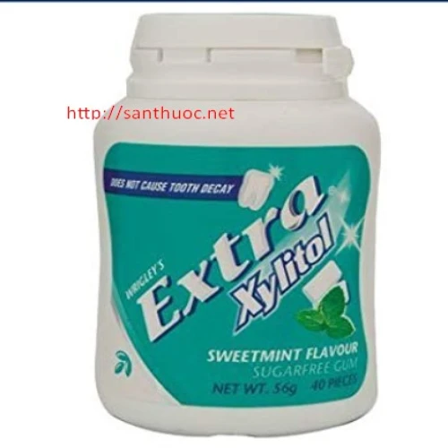 Extra Xylitol Sweetmint - Kẹo bạc hà giúp giảm nguy cơ sâu răng hiệu quả