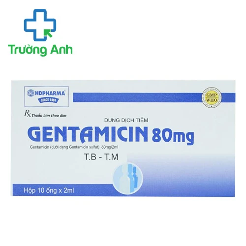 Gentamycin 80mg - Thuốc điều trị nhiễm khuẩn của HD Pharma