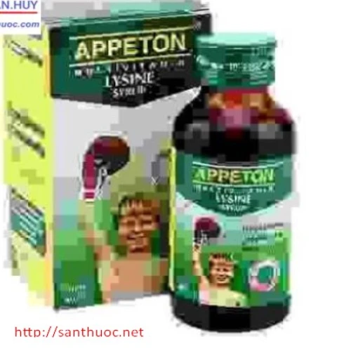 Appeton Lysin Syr.60ml - Giúp trẻ ăn ngon hiệu quả