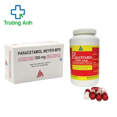 Paracetamol 500mg Meyer - BPC (viên nén) - Giúp giảm đau, hạ sốt