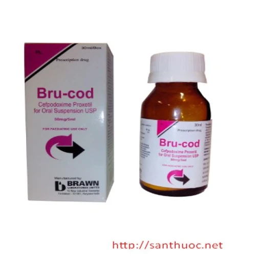 Bru - cod 50mg/5ml - Thuốc điều trị nhiễm khuẩn hiệu quả