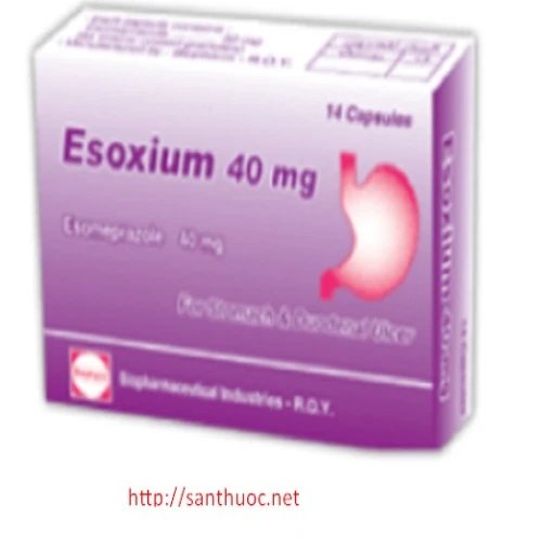 Esoxium viên nang 40mg - Thuốc điều trị đau dạ dày, tá tràng hiệu quả