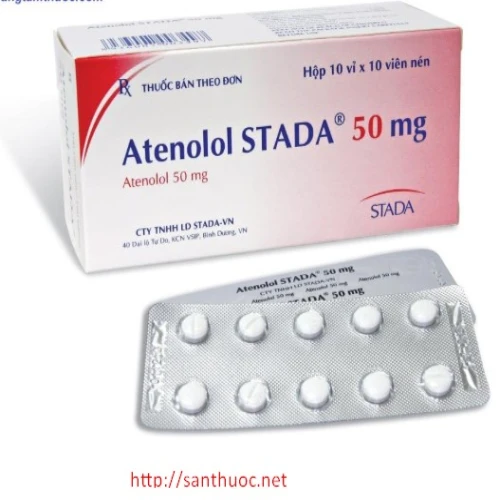 Atenolon 50mg STD - Thuốc điều trị huyết áp cao hiệu quả