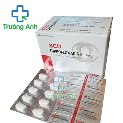 SCD Ciprofloxacin 500mg-Điều trị bệnh nhiễm khuẩn của Pymepharco
