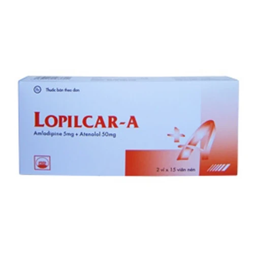 LOPILCAR - A - Thuốc điều trị bệnh tăng huyết áp của Pymepharco