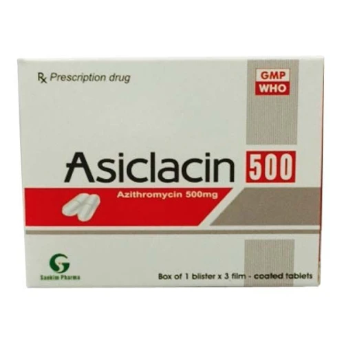 Asiclacin 500 điều trị nhiễm khuẩn hiệu quả
