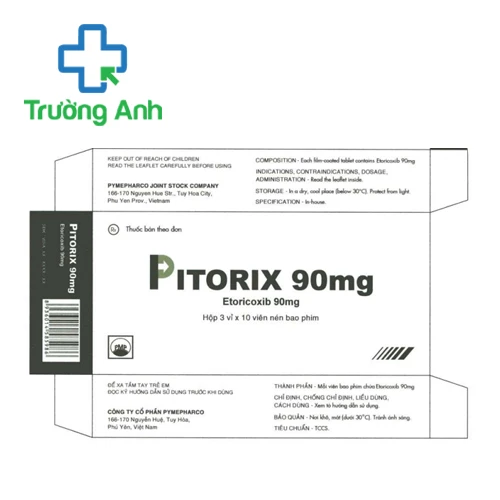 Pitorix 90mg - Thuốc điều trị viêm xương khớp của Pymepharco