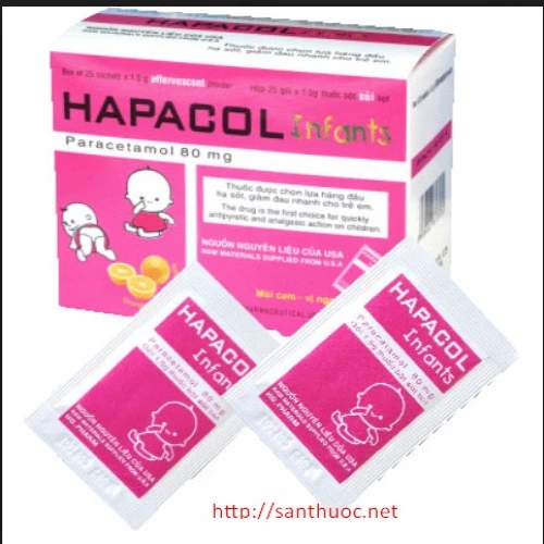Hapacol Infants 80mg - Thuốc giúp giảm đau, hạ sốt hiệu quả