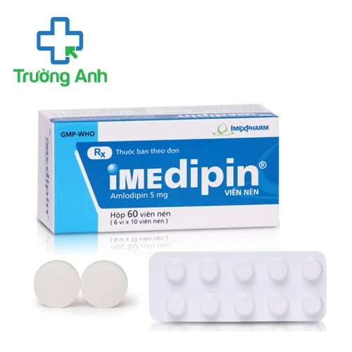 IMEDIPIN 5MG - Thuốc điều trị cao huyết áp của IMEXPHARM