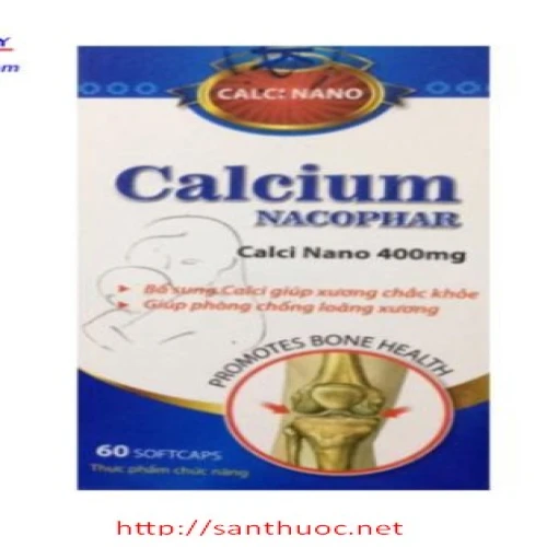 Calcium Nacophar - Thuốc điều trị thiếu canxi hiệu quả