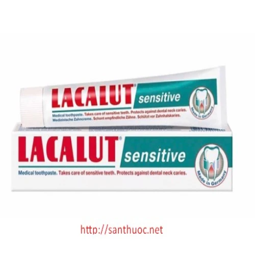 Lacalut sensative - Kem đanh răng hiệu quả của Đức