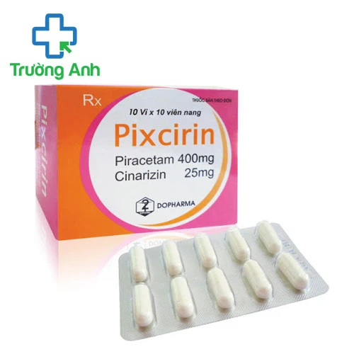 Pixcirin - Thuốc chống say tàu xe, hỗ trợ điều trị rối loạn tiền đình