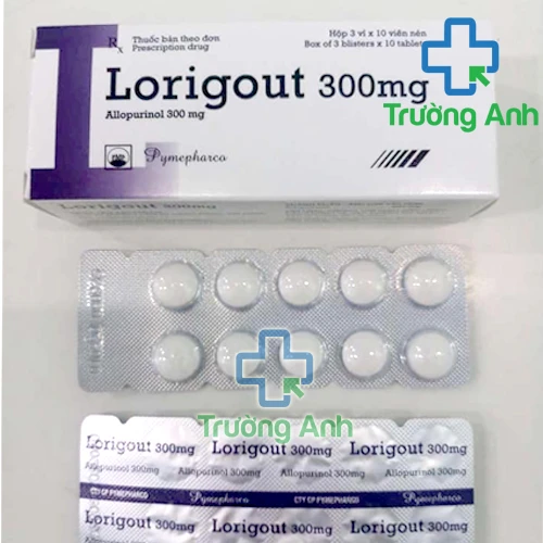 Lorigout 300mg - Thuốc điều bệnh gout hiệu quả của Pymepharco
