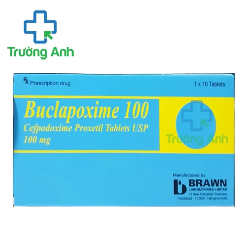 Buclapoxime 100 - Thuốc điều trị bệnh nhiễm khuẩn của Brawn