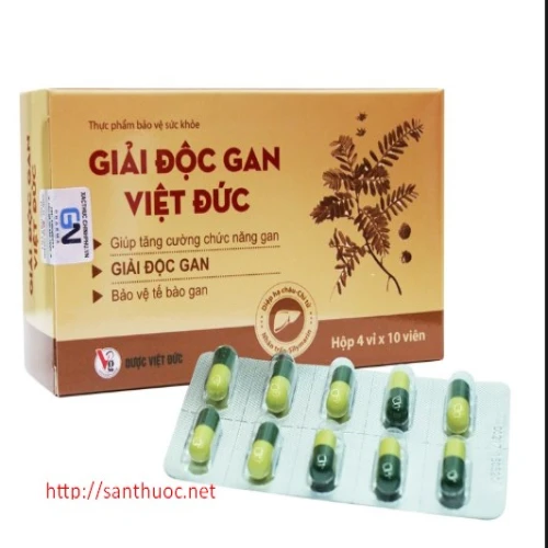 Giải độc gan Việt Đức - Thực phẩm chức năng bổ gan hiệu quả