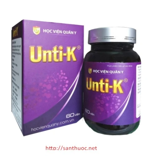 Unti-K - Thực phẩm chức năng chống oxi hóa cơ thể hiệu quả