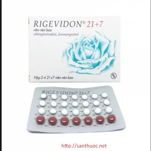Rigevidon 21 +7 - Thuốc tránh thai hàng ngày