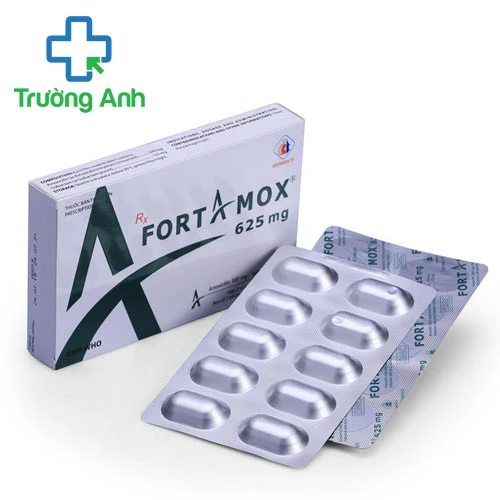 Fortamox 625mg - Kháng sinh điều trị nhiễm khuẩn của Domesco