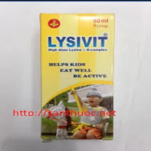 Lysivit Syr.60ml - Thuốc bổ dành cho trẻ em hiệu quả