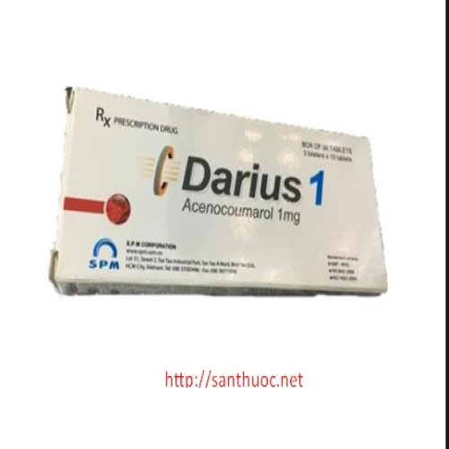Darius - Thuốc điều trị các bệnh tim mạch hiệu quả