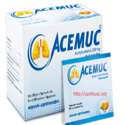 Acemuc Sac.200mg - Thuốc giúp điều trị viêm phế quản hiệu quả