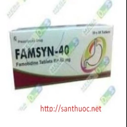 Famsyn 40mg - Thuốc điều trị viêm loét dạ dày, tá tràng lành tính hiệu quả