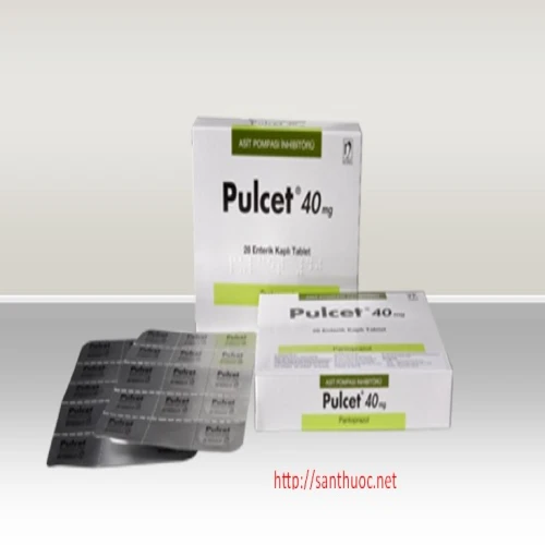 Pulcet 40mg - Thuốc điều trị viêm loét dạ dày, tá tràng hiệu quả