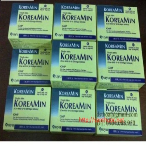 Koreamin 17.5mg 5ml - Thuốc điều trị suy chức năng não hiệu quả của Hàn Quốc