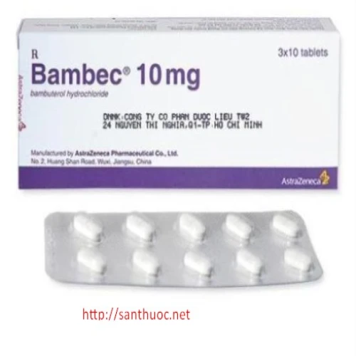 Bambec Tab.10mg - Thuốc giúp điều trị các bệnh đường hô hấp hiệu quả của Thụy Điển