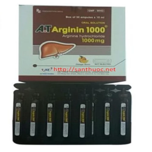A.T Arginin 1000 - Thuốc giúp điều trị các bệnh lý ở gan hiệu quả