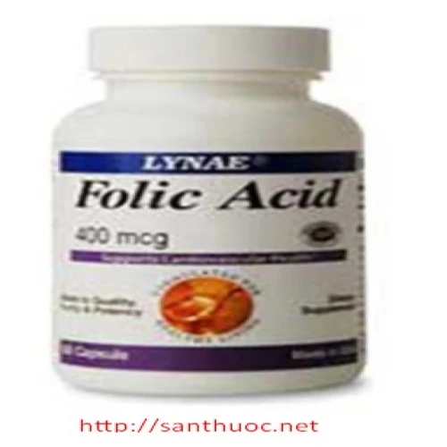Folic Acid Cap.400mg - Giúp bổ sung  acid folic cho cơ thể hiệu quả của Mỹ