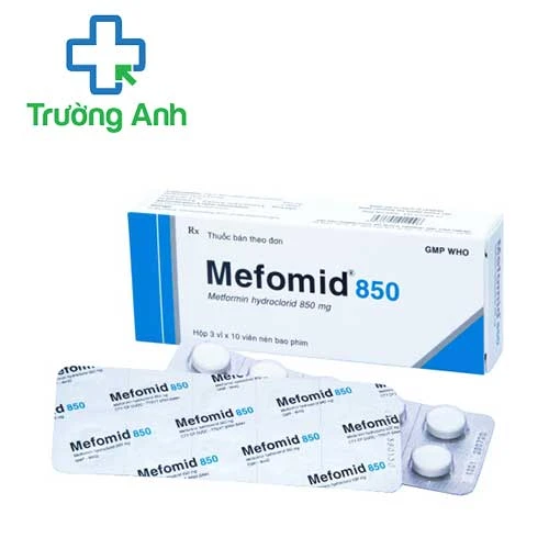 Metformin 850 - Thuốc điều trị đái tháo đường của Bidiphar