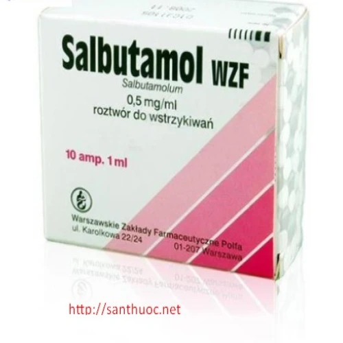 Salbutamol Inj.0,5mg/ml - Thuốc sản khoa hiệu quả