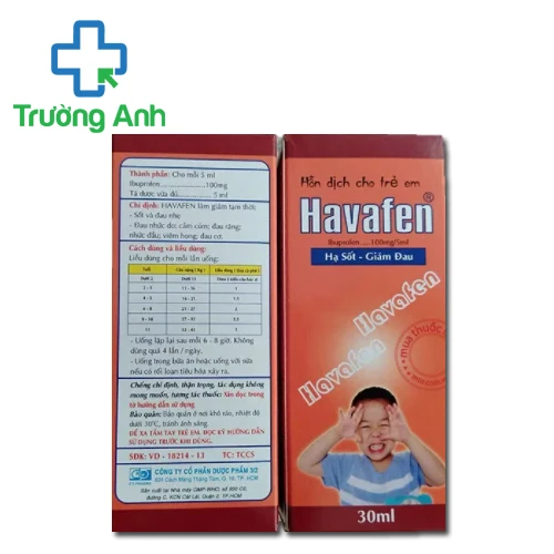 Havafen - Thuốc giảm đau, hạ sốt, chống viêm của FT-PHARMA