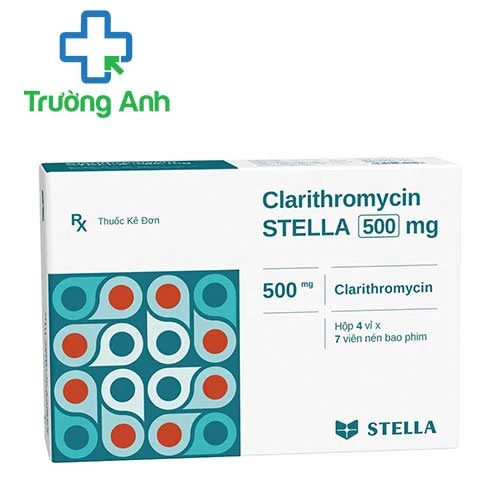 Clarithromycin Stella 250mg - Thuốc trị nhiễm khuẩn nhanh chóng