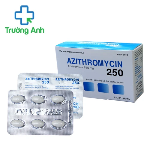 Azithromycin 250mg - Thuốc điều trị nhiễm khuẩn của DHG Pharma