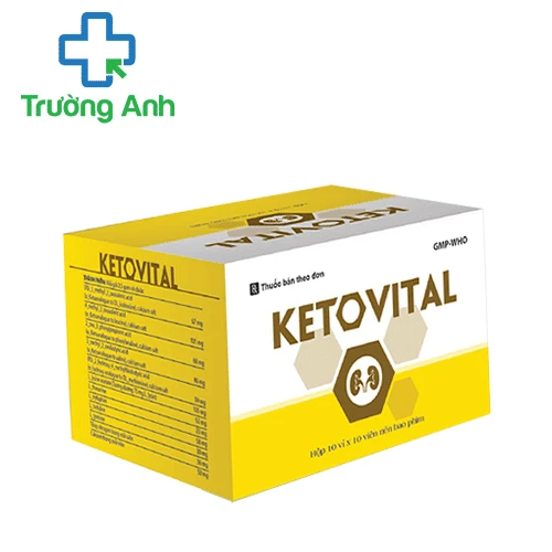 Ketovital - Thuốc điều trị rối loạn chuyển hóa Protein hiệu quả