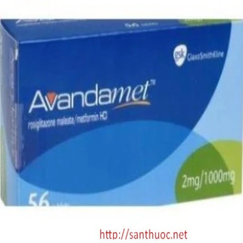 Avandamet 2mg/500mg - Thuốc điều trị bệnh tiểu đường hiệu quả