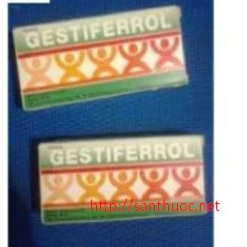 Gestiferrol - Thuốc giúp phòng và điều trị thiếu máu hiệu quả của Bỉ