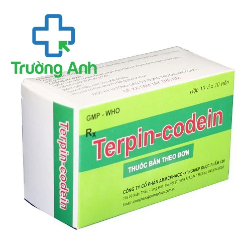 Terpin-Codein - Thuốc điều trị ho hiệu quả của Armepharco