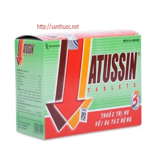 Atussin - Thuốc trị ho hiệu quả