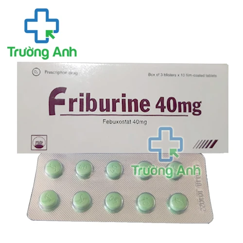 Friburine 40mg - Thuốc điều trị bệnh gout mãn tính của Pymepharco