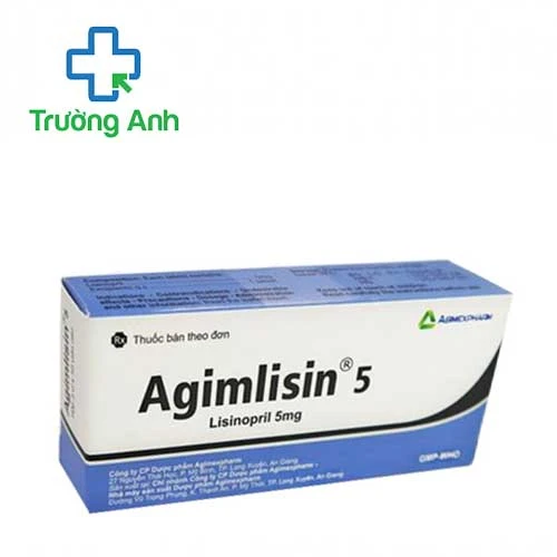 AGIMLISIN 5 - Thuốc điều trị tăng huyết áp của Agimexpharm