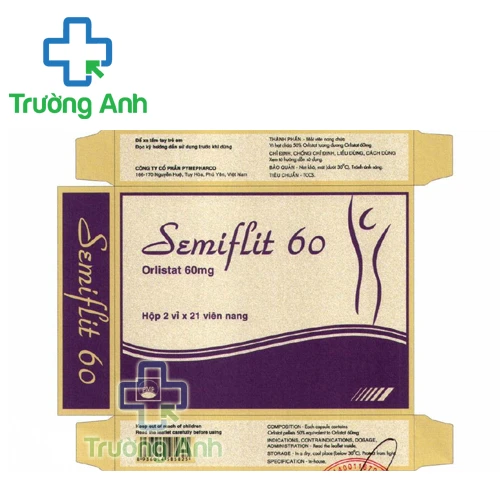 Semiflit 60mg - Thuốc điều trị bệnh béo phì của Pymepharco