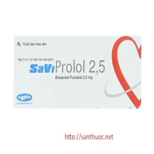 Savi prolol 2,5 - Thuốc điều trị các bệnh tim mạch hiệu quả
