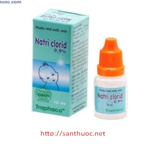 Natri Clorid 0.9% 10ml Traphaco - Thuốc nhỏ mắt hiệu quả