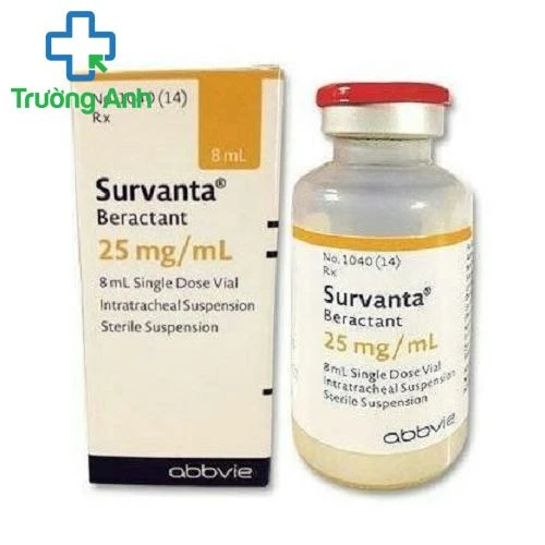 Survanta 25mg/ml 8ml - Thuốc phòng và điều trị suy hô hấp của USA